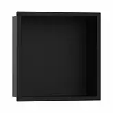 Настенная ниша со встроенной рамой Hansgrohe XtraStoris Original 30 x 30 x 10 см, чёрный матовый (56061670)