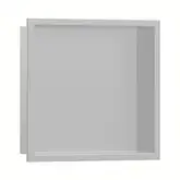 Настенная ниша со встроенной рамой Hansgrohe XtraStoris Original 30 x 30 x 10 см, нержавеющая сталь (56061800)