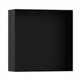 Ниша в стене с открытой рамой Hansgrohe XtraStoris Minimalistic 30 х 30 х 10 см, чёрный матовый (56073670)