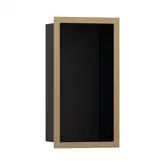 Настенная ниша с дизайнерской рамкой Hansgrohe XtraStoris Individual 30 х 15 х 10 см, матовая бронза (56095140)
