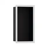 Настенная ниша с дизайнерской рамкой Hansgrohe XtraStoris Individual 30 х 15 х 10 см, белый матовый (56095700)