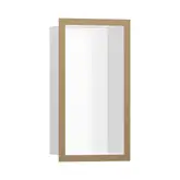 Настенная ниша с дизайнерской рамкой Hansgrohe XtraStoris Individual 30 х 15 х 10 см, матовая бронза (56096140)