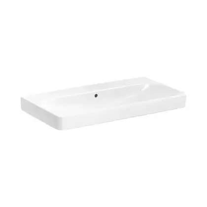 Раковина подвесная Geberit Smyle Square 90 х 48 х h16,5 см, без отверстия под смеситель (500.250.01.1) фото 1 Aquada.com.ua