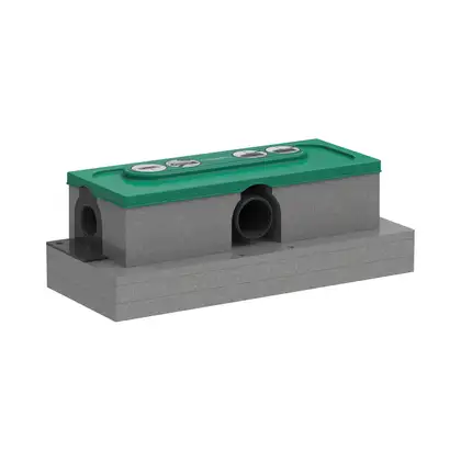 Корпус дренажного канала для стандартной установки Hansgrohe uBox universal (01001180) фото 1 Aquada.com.ua