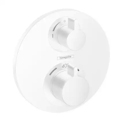 Душевая система скрытого монтажа с термостатом Hansgrohe (цвет - белый матовый) (15758700+01800180+26220700+27413700+26530700+28331700+27454700+28276700) фото 2 Aquada.com.ua
