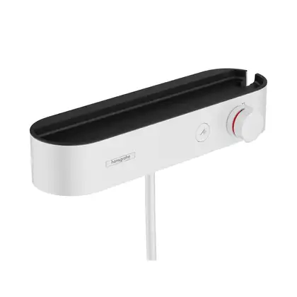 Термостат для душа Hansgrohe Pulsify ShowerTablet Select (цвет - белый матовый) (24360700) фото 1 Aquada.com.ua