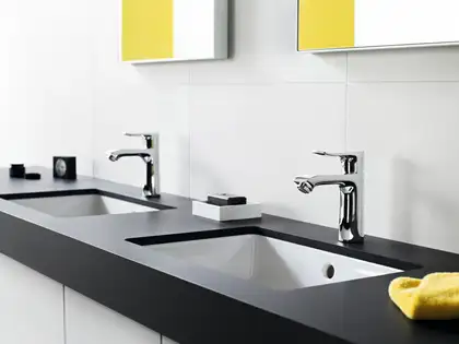 Набор смесителей для ванны 3-в-1 Hansgrohe Metris/Raindance Select E (цвет - хром) (31480112) фото 5 Aquada.com.ua
