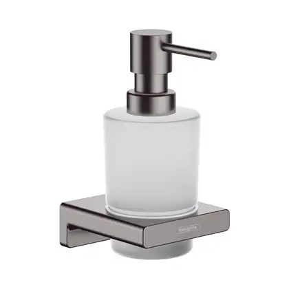 Дозатор для жидкого мыла Hansgrohe AddStoris, матовый чёрный хром/стекло матовое (41745340) фото 1 Aquada.com.ua Дозатор для жидкого мыла Hansgrohe AddStoris, матовый чёрный хром/стекло матовое (41745340) фото 1 Aquada.com.ua