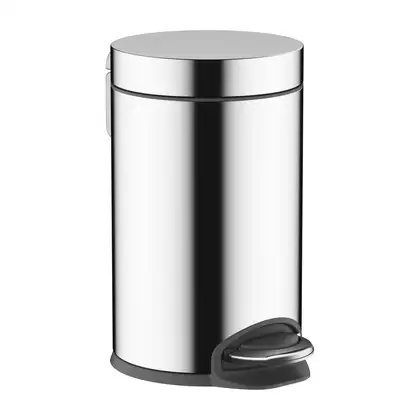 Мусорное ведро Hansgrohe AddStoris, хром (41775000) фото 1 Aquada.com.ua