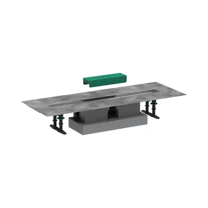 Дренажный канал для стандартной установки 70 см Hansgrohe uBox universal (комплект внешняя и скрытая части) (56023180) фото 1 Aquada.com.ua