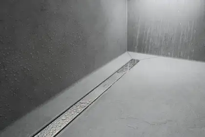 Трап для душа 80 см Hansgrohe RainDrain Match, хром (56038000) фото 2 Aquada.com.ua