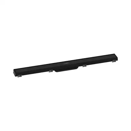 Трап для душа 80 см Hansgrohe RainDrain Match, чёрный матовый (56038670) фото 1 Aquada.com.ua