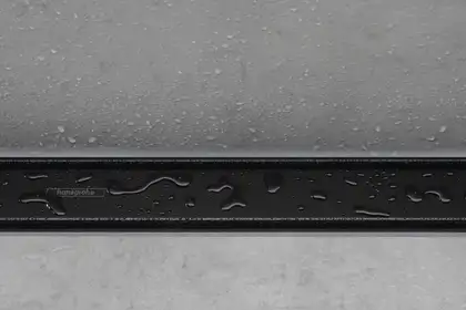 Трап для душа 120 см Hansgrohe RainDrain Match, чёрный матовый (56042670) фото 3 Aquada.com.ua