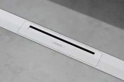 Трап для душа 70 см Hansgrohe RainDrain Flex, белый матовый (56043700) фото 2 Aquada.com.ua