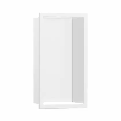 Настенная ниша со встроенной рамой Hansgrohe XtraStoris Original 30 x 15 x 10 см, белый матовый (56057700) фото 1 Aquada.com.ua