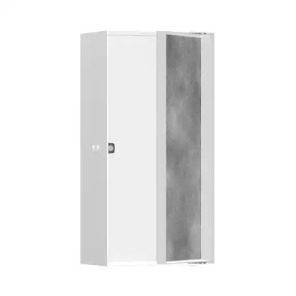 Ниша в стене с дверцей под плитку Hansgrohe XtraStoris Rock 30 х 15 х 10 см, белый матовый (56082700) фото 1 Aquada.com.ua