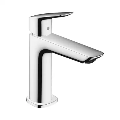 Смеситель для раковины 100 CoolStart Hansgrohe Logis Fine (цвет - хром), без донного клапана (71255000) фото 1 Aquada.com.ua