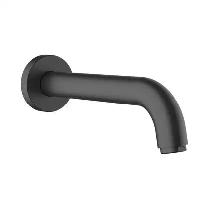 Излив для ванны 204 мм Hansgrohe Vernis Blend (цвет - чёрный матовый) (71420670) фото 1 Aquada.com.ua Излив для ванны 204 мм Hansgrohe Vernis Blend (цвет - чёрный матовый) (71420670) фото 1 Aquada.com.ua