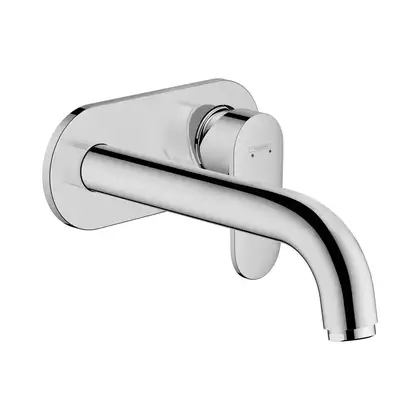 Смеситель для раковины настенный Hansgrohe Vernis Blend (цвет - хром), излив 205 мм (71576000) фото 1 Aquada.com.ua