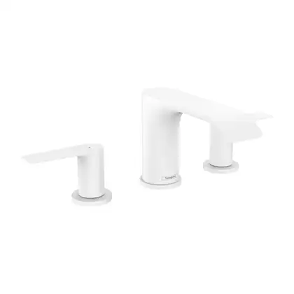 Смеситель для раковины Hansgrohe Vivenis (цвет - белый матовый), с донным клапаном (75033700) фото 1 Aquada.com.ua