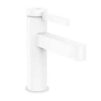 Кран для холодной воды Hansgrohe Finoris (цвет - белый матовый), без донного клапана (76013700) фото 1 Aquada.com.ua