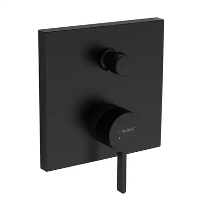 Смеситель для ванны/душа Hansgrohe Finoris (цвет - чёрный матовый) (76415670) фото 1 Aquada.com.ua