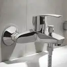 Набор смесителей для ванны 3-в-1 Grohe Eurosmart (цвет - хром) (123389М) фото 6 Aquada.com.ua