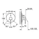 Смеситель для ванны Grohe Essence (цвет - сталь) (19285DC1) фото 2 Aquada.com.ua