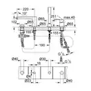 GROHE Смеситель на борт ванны Eurostyle (цвет - хром) (23048002) фото 3 Aquada.com.ua