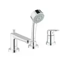 Смеситель на борт ванны Grohe Bau Edge (цвет - хром) (25117000) фото 1 Aquada.com.ua