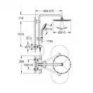 Душевая система Grohe Euphoria System 310 термостатом, (цена - темный графит матовый) (26075AL0) фото 4 Aquada.com.ua