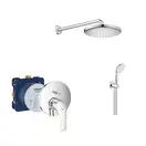 Душевая система скрытого монтажа Grohe Eurosmart с Tempesta 250 (цвет - хром) (26416SC3) фото 1 Aquada.com.ua