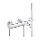 Смеситель однорычажный для ванны Grohe Essence DN 15 (цвет - хром) с ручным душем (33628001) фото 1 Aquada.com.ua