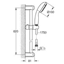 Набор для ванной 15-в-1 Grohe Mega Bundle BauFlow (39418MB0) фото 11 Aquada.com.ua