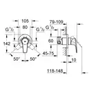 Набор для ванной 15-в-1 Grohe Mega Bundle BauFlow (39418MB0) фото 13 Aquada.com.ua