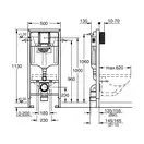Набор для ванной 15-в-1 Grohe Mega Bundle BauFlow (39418MB0) фото 6 Aquada.com.ua