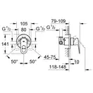 Набор для ванной Grohe Mega Bundle BauLoop (39427MB1) фото 11 Aquada.com.ua