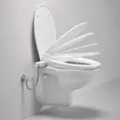 Унитаз подвесной Grohe Bau Ceramic Air, с сиденьем с функцией биде и термостатом Grohtherm Micro (39652SH0) фото 3 Aquada.com.ua
