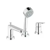 Смеситель на борт ванны Grohe Bau Edge (цвет - хром) (25117000)