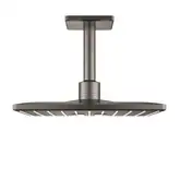 Верхний душ 310 х 310 мм с кронштейном 142 мм Grohe Rainshower SmartActive Cube (цвет - тёмный графит, матовый) (26481AL0)