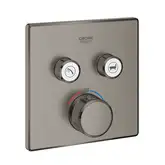 Термостат для ванни прихованого монтажу Grohe Grohtherm SmartControl, зовнішня частина, графіт матовий (29124AL0)