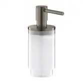 Дозатор для жидкого мыла 160 мл Grohe Selection, тёмный графит, матовый/стекло матовое (41028AL0)