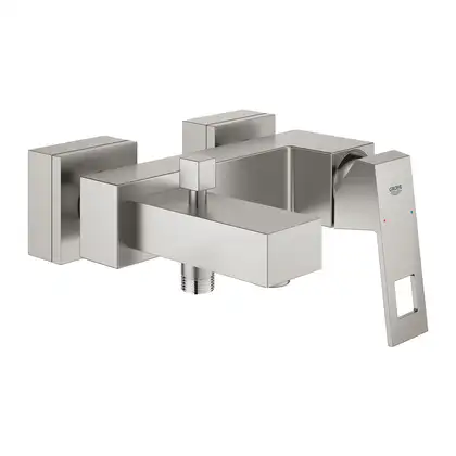 Смеситель для ванны Grohe Eurocube (цвет - сталь) (23140DC0) фото 1 Aquada.com.ua
