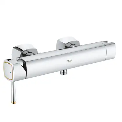 Смеситель для душа Grohe Grandera DN 15 (цвет - хром/золото) (23316 IG0) фото 1 Aquada.com.ua