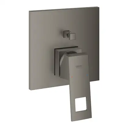 Смеситель для ванны Grohe Eurocube (цвет - тёмный графит, матовый) (24062AL0) фото 1 Aquada.com.ua