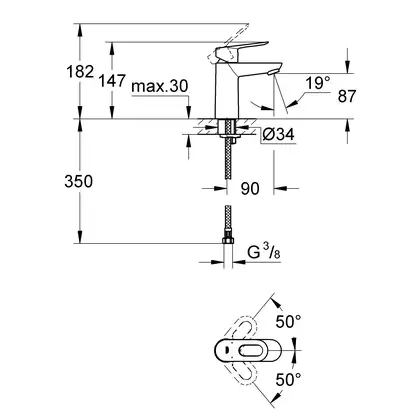 Набор для ванной Grohe Mega Bundle BauLoop (39186MB0) фото 14 Aquada.com.ua