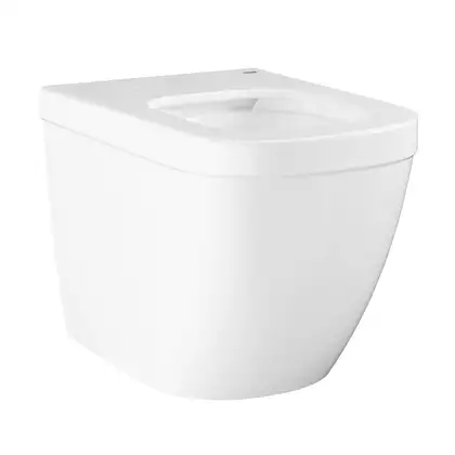 Унитаз напольный Grohe Euro Ceramic с сиденьем Soft Close (3933900H+39330000) фото 1 Aquada.com.ua