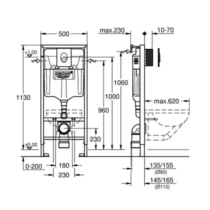Набор для ванной Grohe Mega Bundle BauLoop (39427MB1) фото 5 Aquada.com.ua