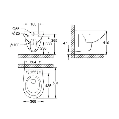 Набор для ванной Grohe Mega Bundle BauLoop (39427MB1) фото 6 Aquada.com.ua