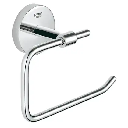 Бумагодержатель без крышки Grohe BauCosmopolitan (цвет - хром) (40457000) фото 1 Aquada.com.ua